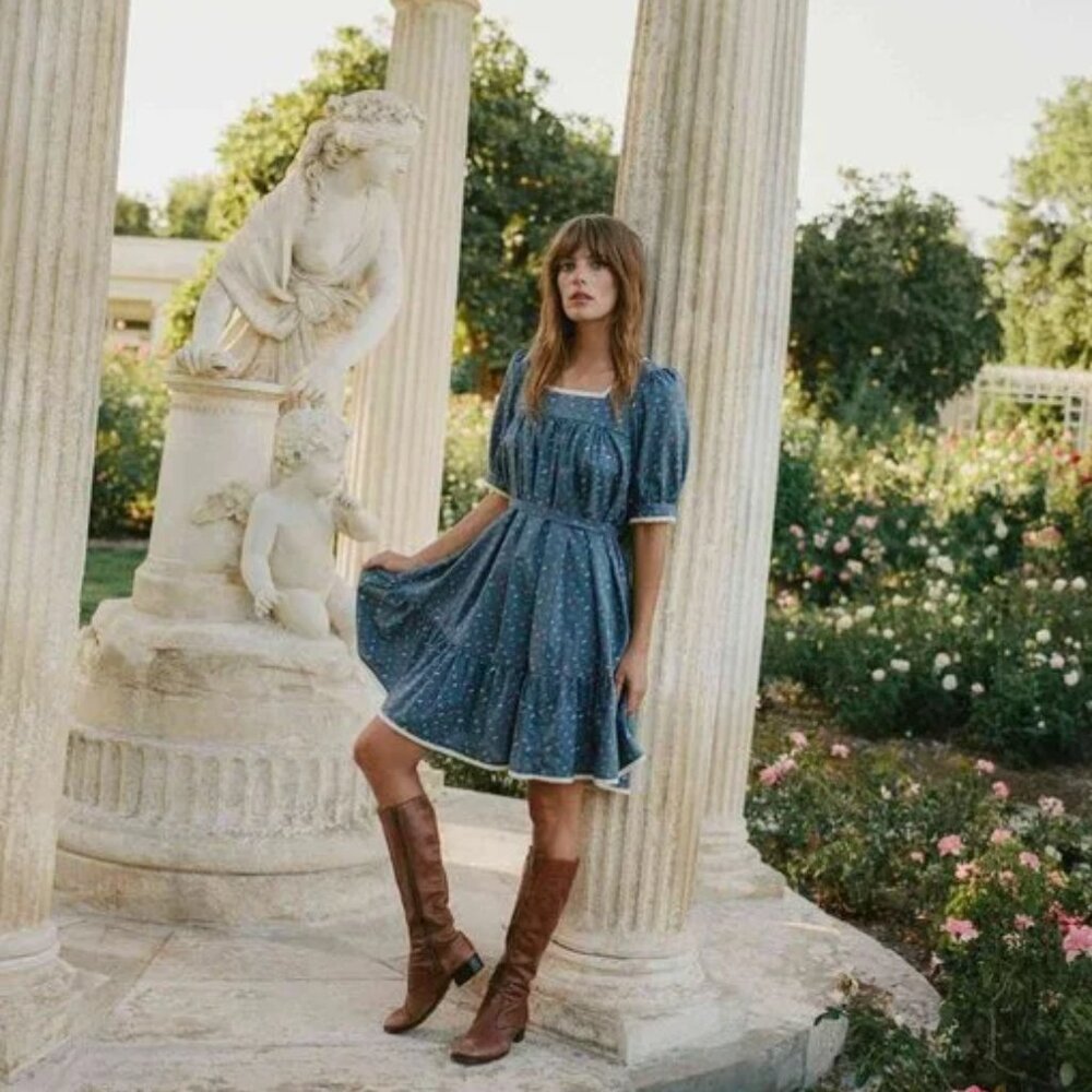 Christy Dawn The Berkley Dress - Lapis Aster